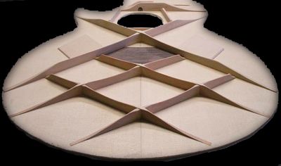 Morris Guitar Lattise Bracing