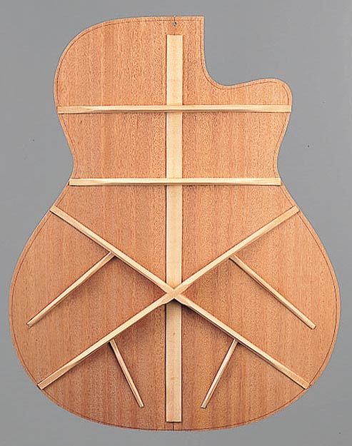 Morris Guitar X Bracing