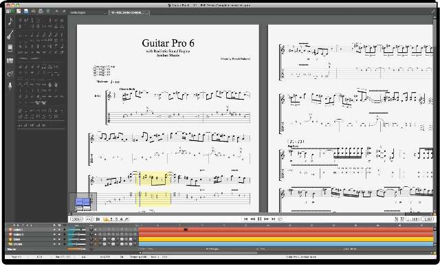 Guitar Pro 6 UI
