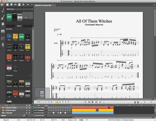 Guitar Pro 6 Features