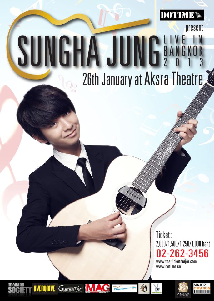 Sungha Jung Live in Bangkok 26-Jan-2013 at Aksra Theatre